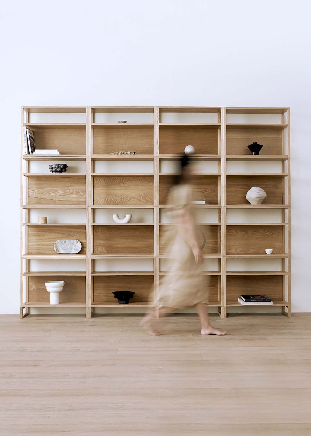 Osaka Wood Modular Shelf - 16 Units