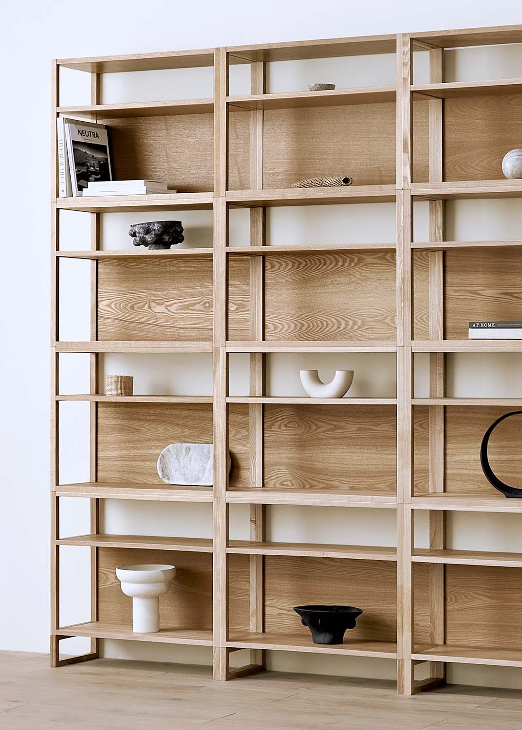 Osaka Wood Modular Shelf - 16 Units