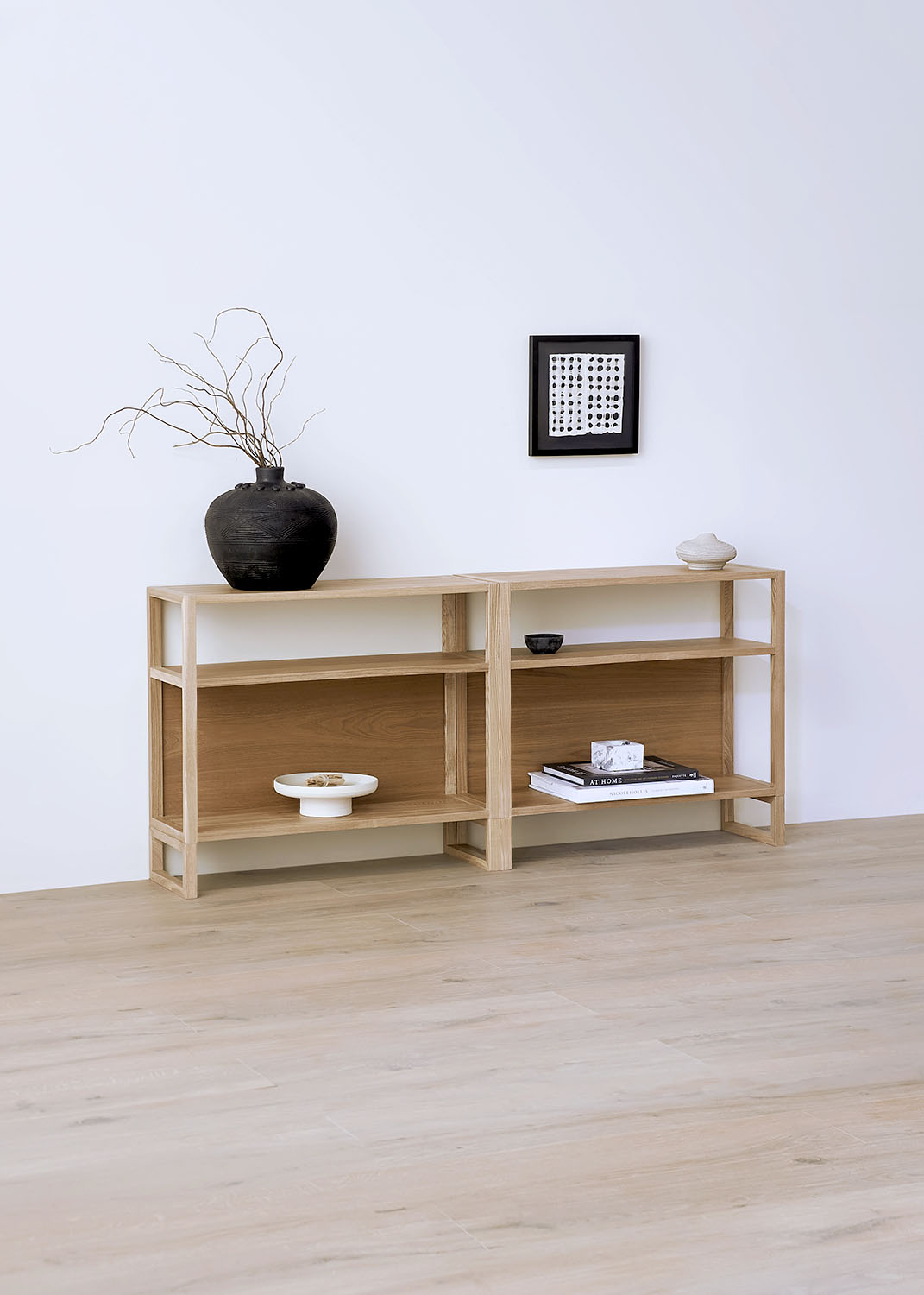 Nara Wood Modular Shelf - 2 Units