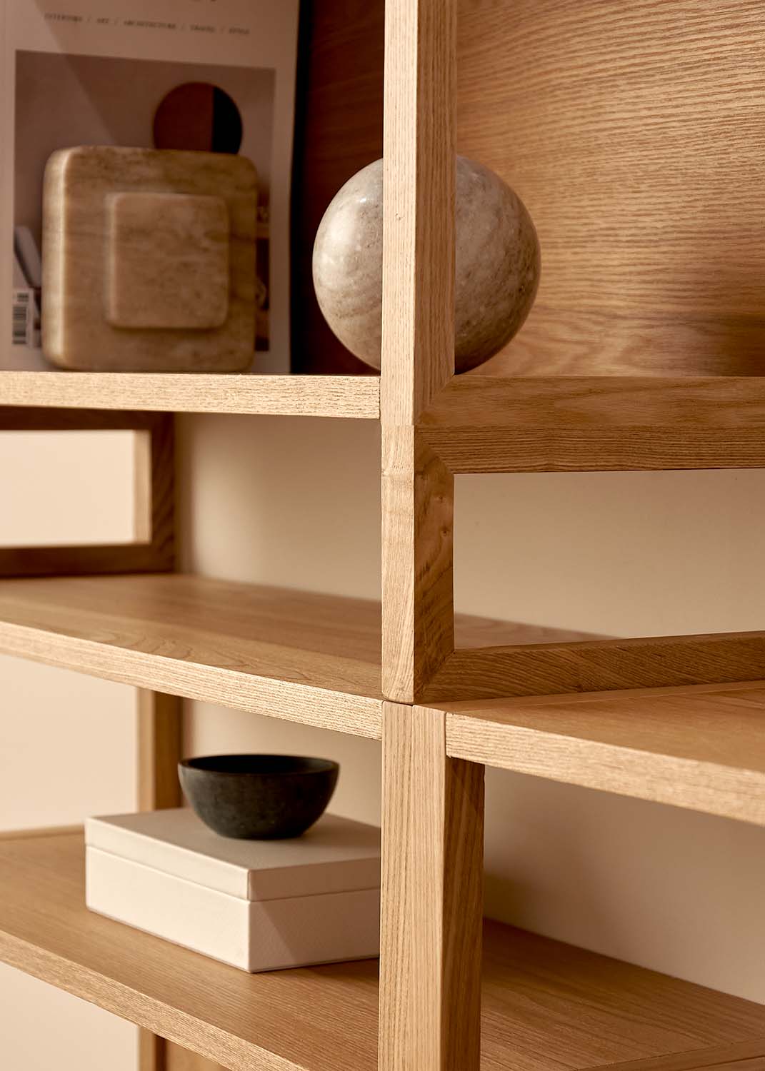 Kobe Wood Modular Shelf - 5 Units