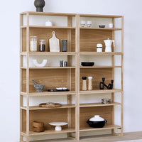Nara Wood Modular Shelf - 6 Units