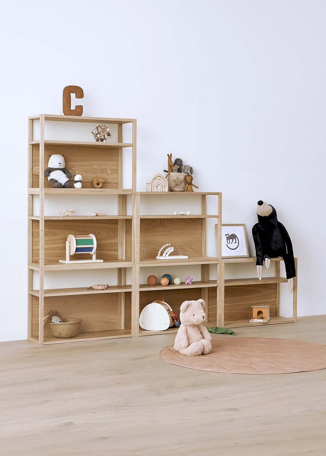 Kobe Wood Modular Shelf - 6 Units