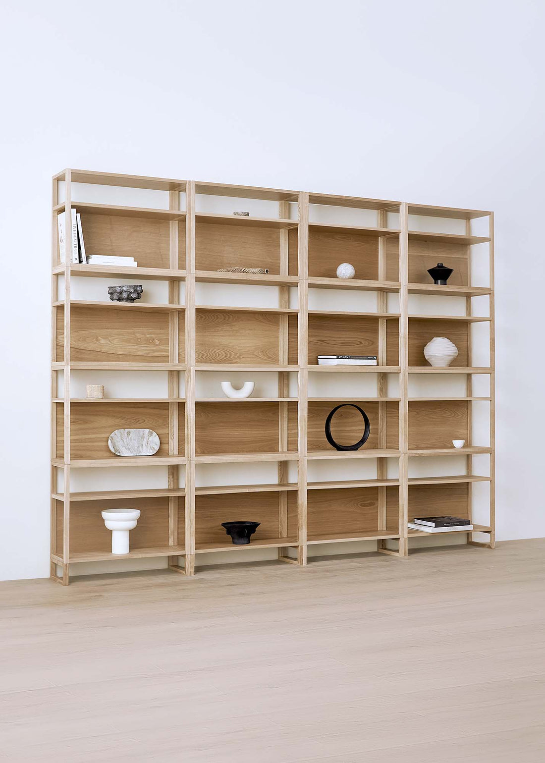 Nara Wood Modular Shelf - 16 Units