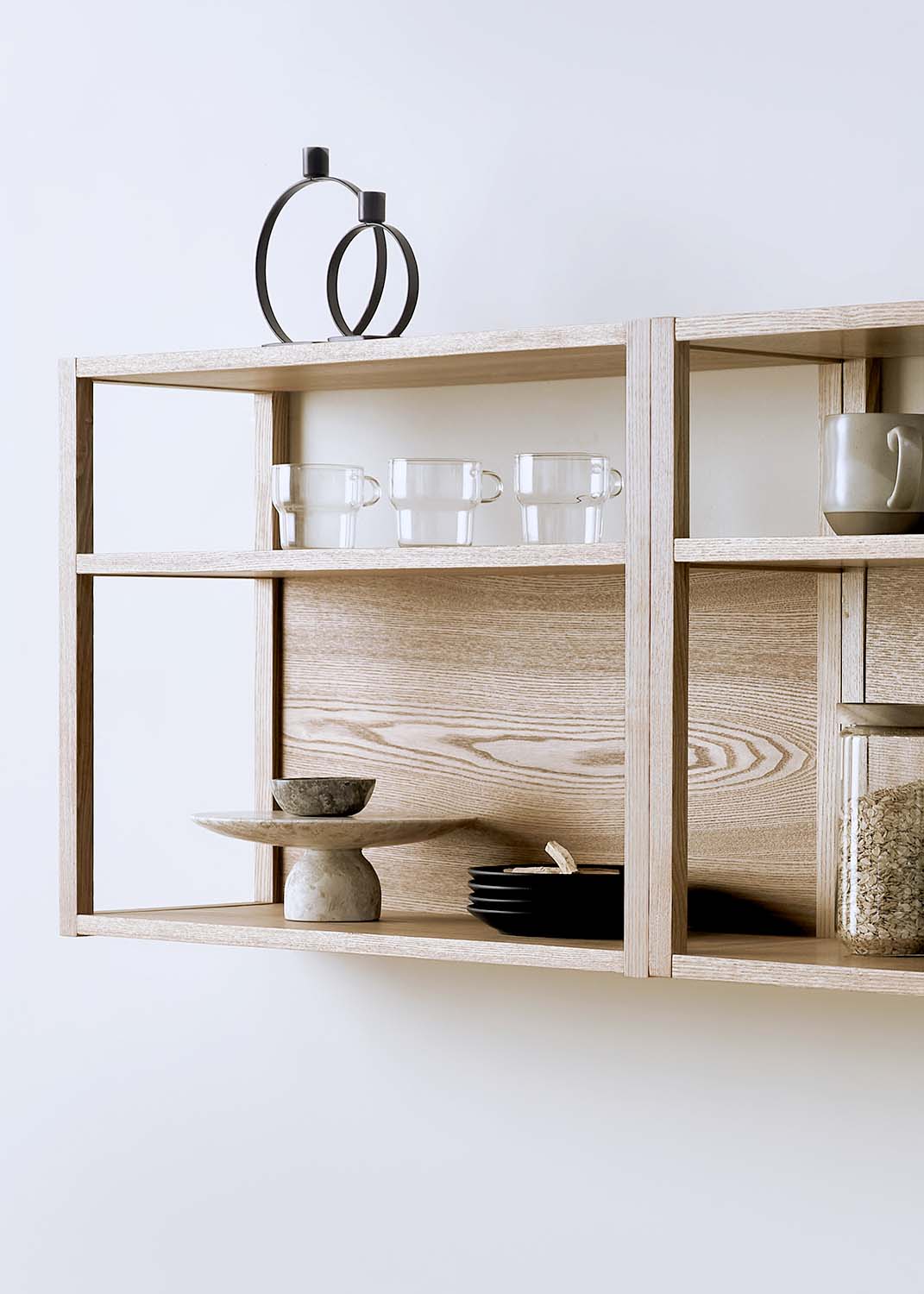 Nara Wood Modular Shelf - 2 Units