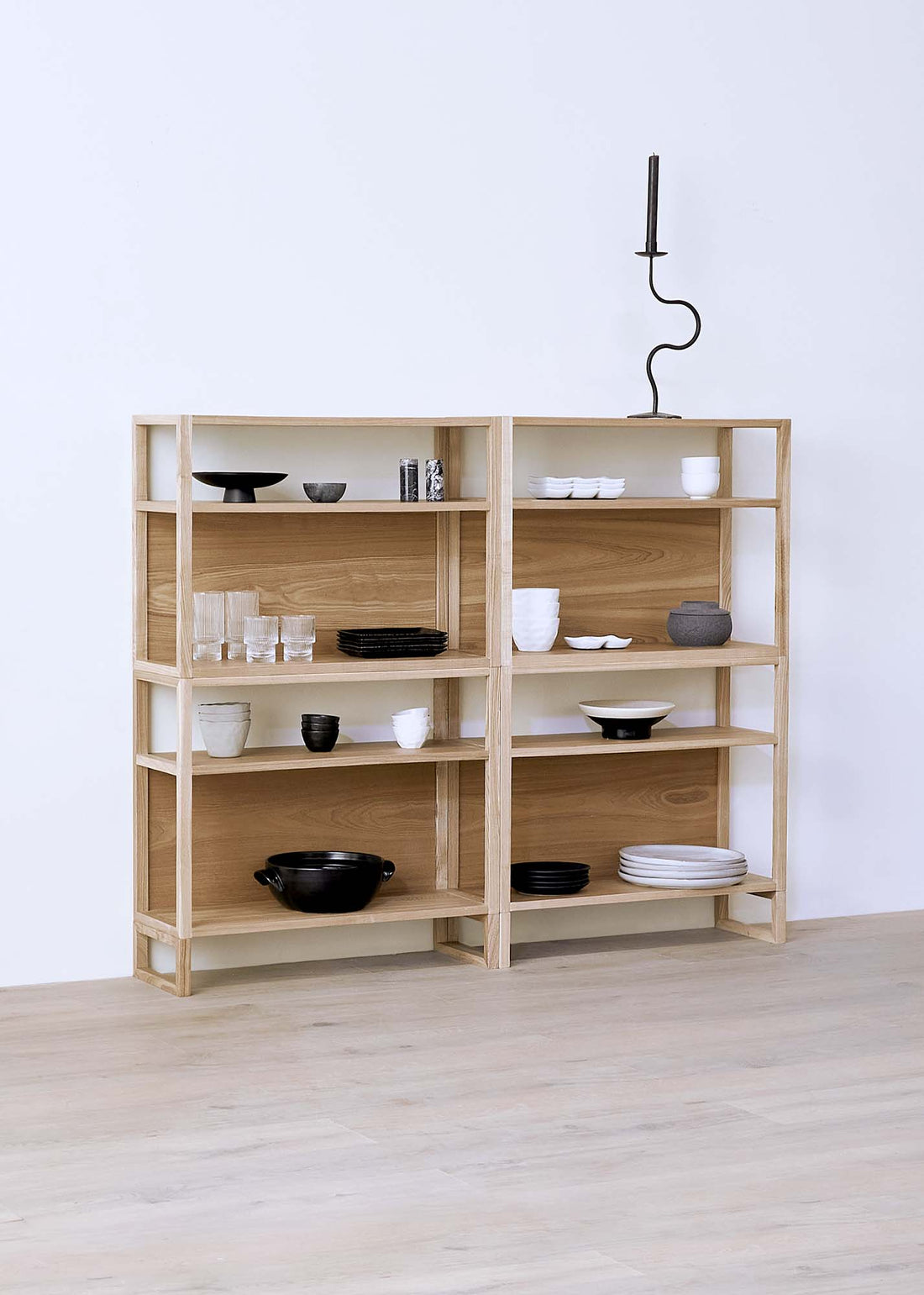 Nara Wood Modular Shelf - 4 Units