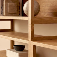 Nara Wood Modular Shelf - 5 Units