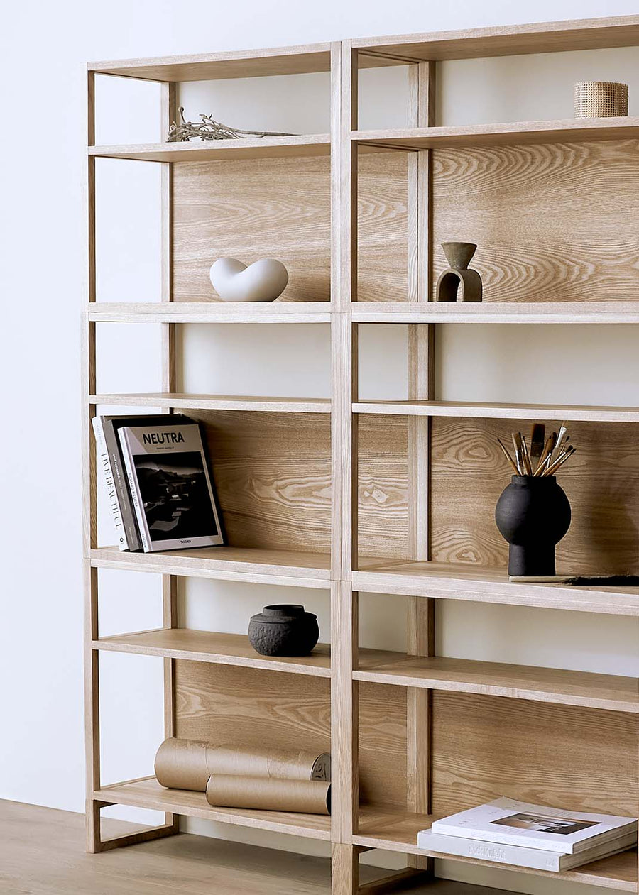 Nara Wood Modular Shelf - 9 Units